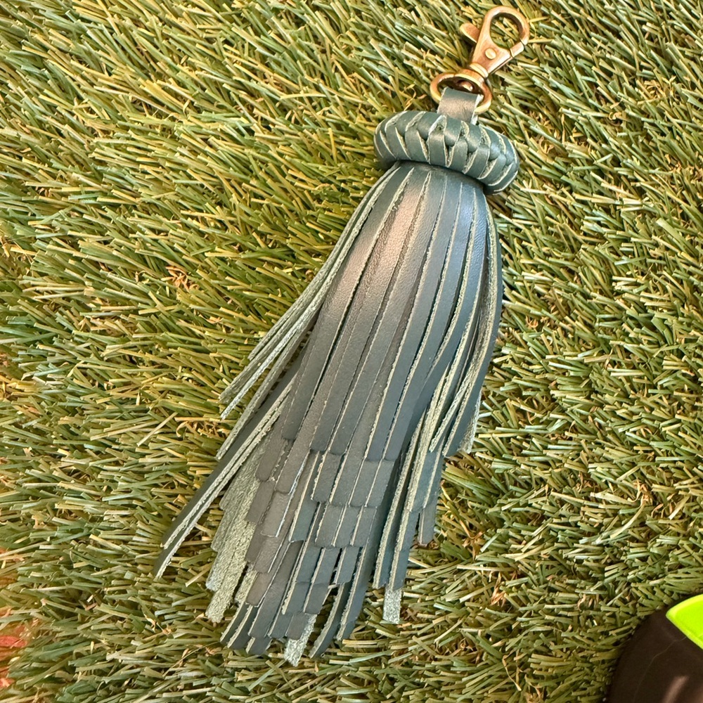 Caribbean Jellyfish Tassel Keychain Portland Leather Goods